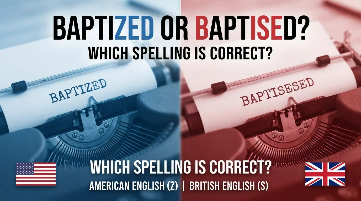 Baptized or Baptised