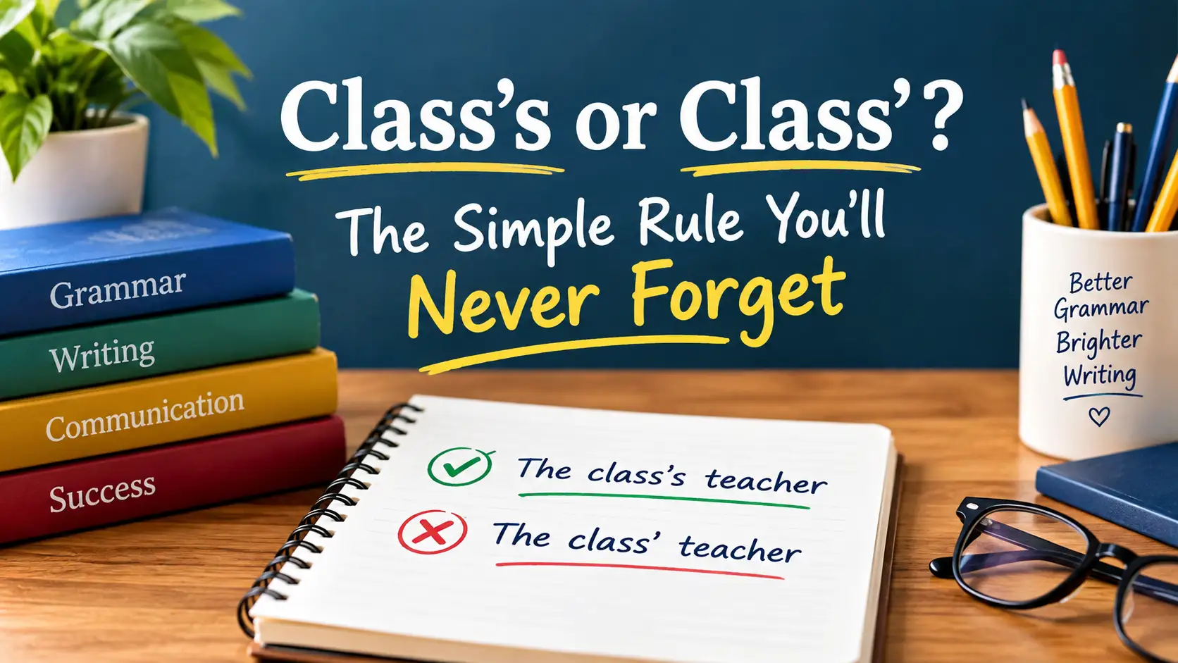 Class's or Class'