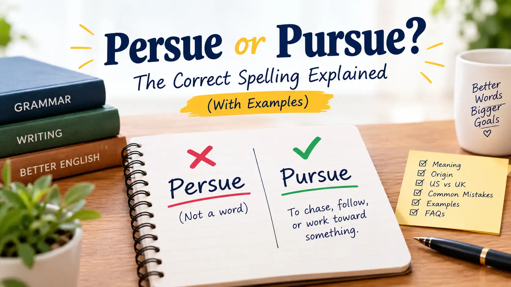 Persue or Pursue
