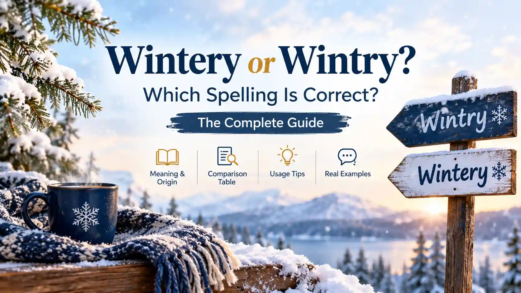 Wintery or Wintry