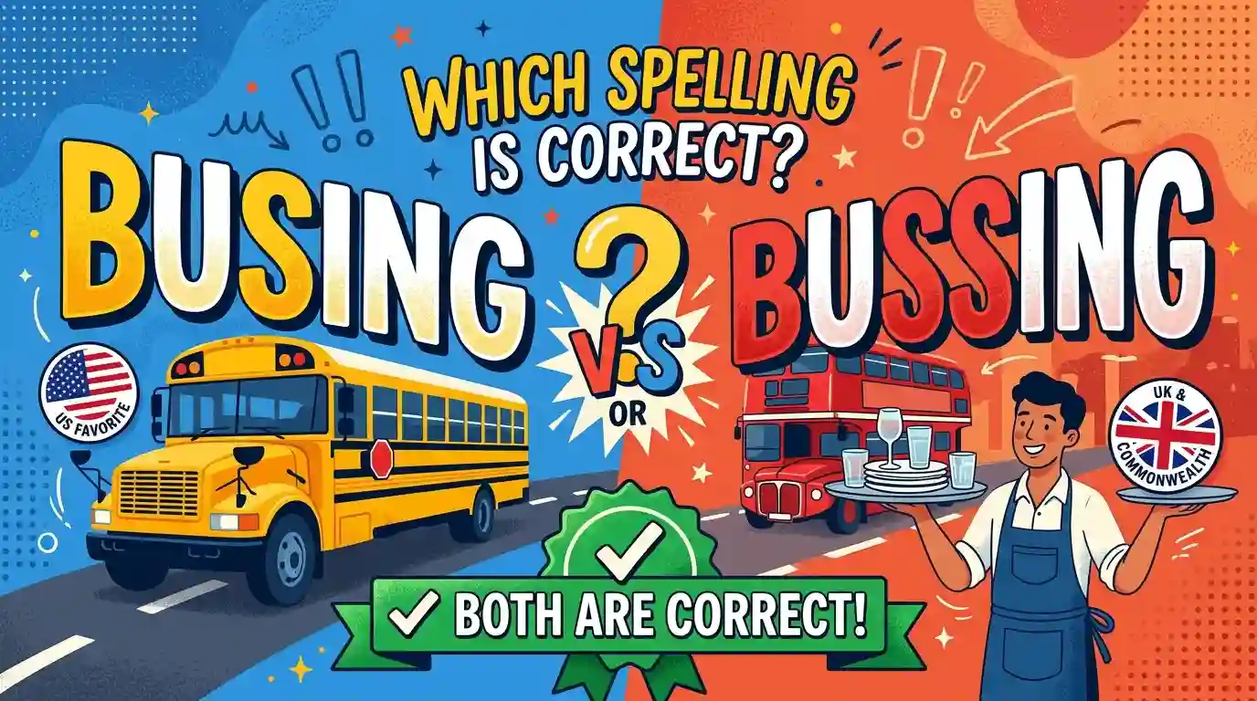 Bussing or Busing