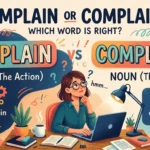 Complain or Complaint