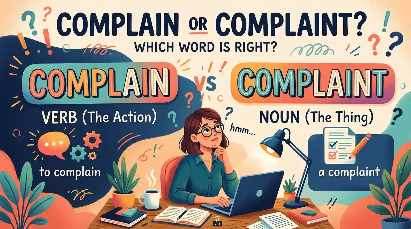 Complain or Complaint