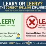 Leary or Leery