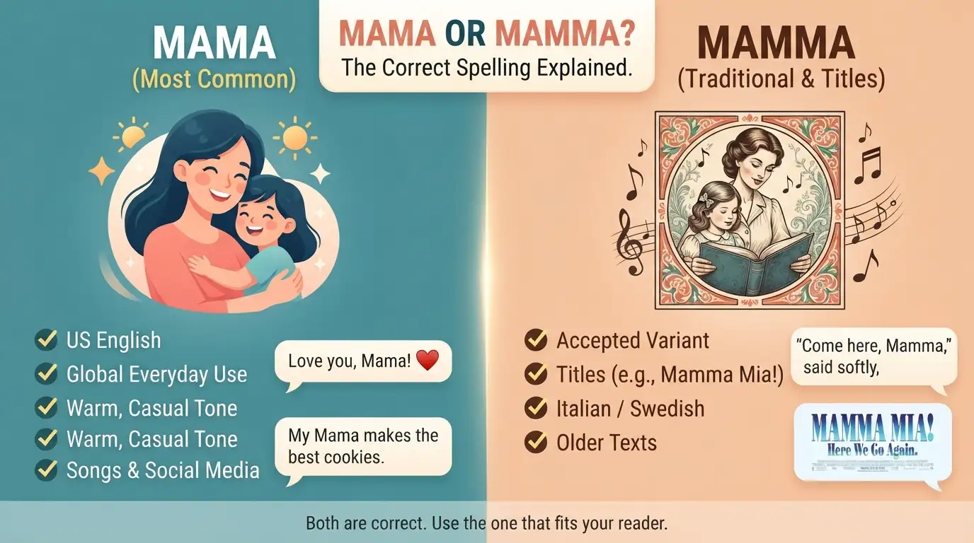 Mama or Mamma