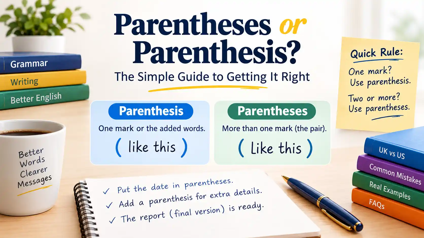 Parentheses or Parenthesis
