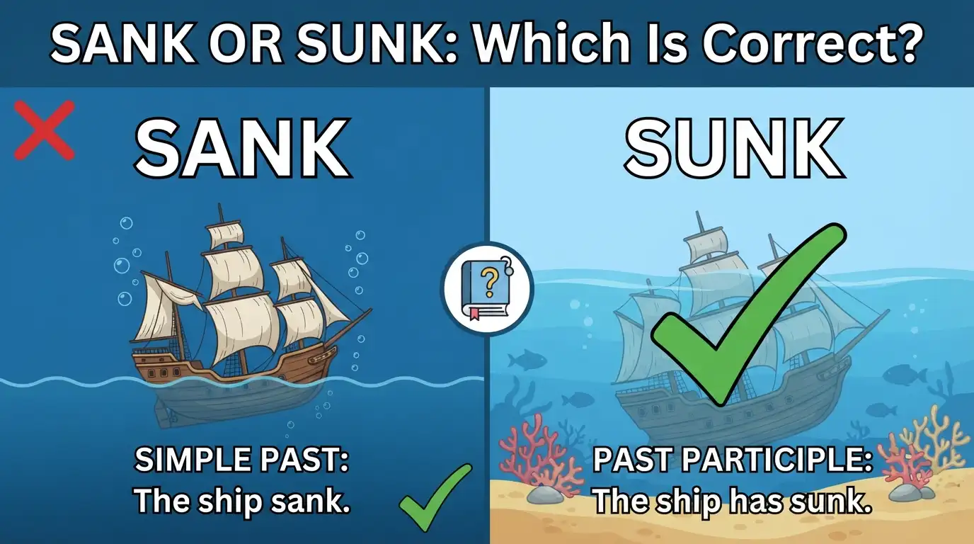 Sank or Sunk