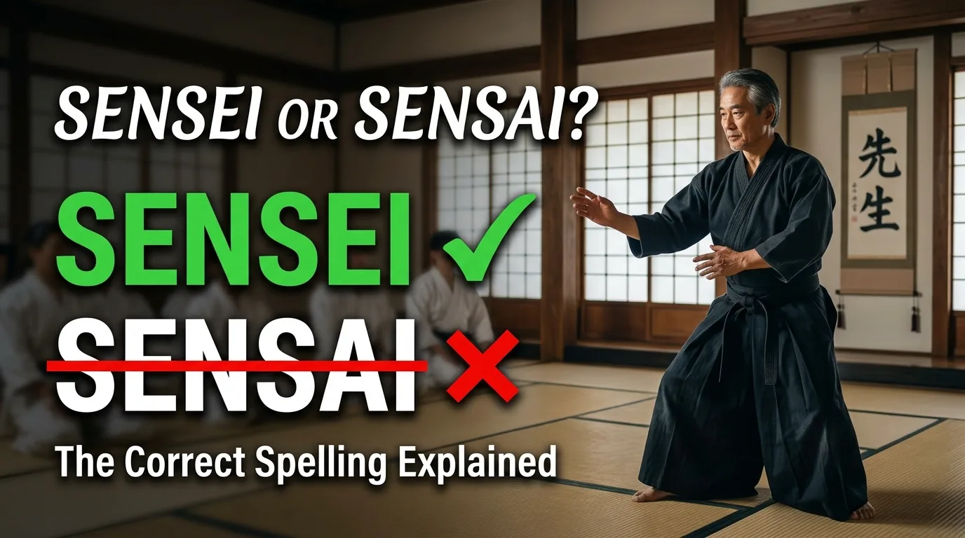 Sensei or Sensai
