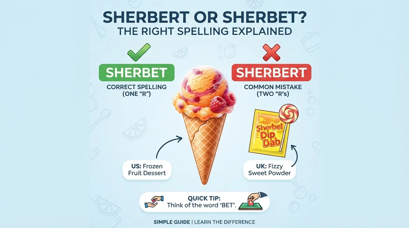 Sherbert or Sherbet